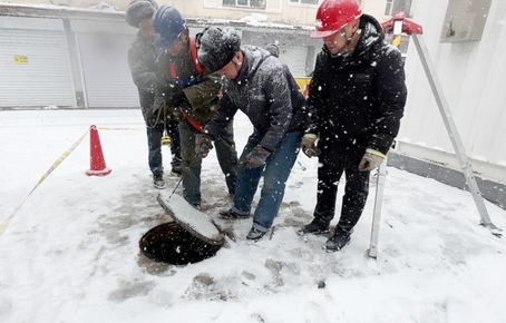 牙克石热电厂积极应对暴雪天气