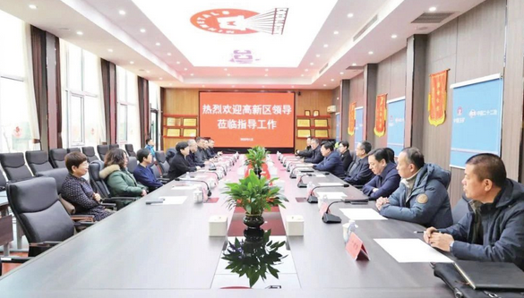 唐山市高新區(qū)黨工委副書(shū)記、管委會(huì)主任董學(xué)忠一行調(diào)研新工人醫(yī)院建設(shè)，共謀高新技術(shù)產(chǎn)業(yè)合作發(fā)展