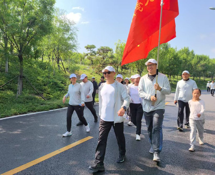 医院参加山东省卫生健康系统驻济单位职工健步走